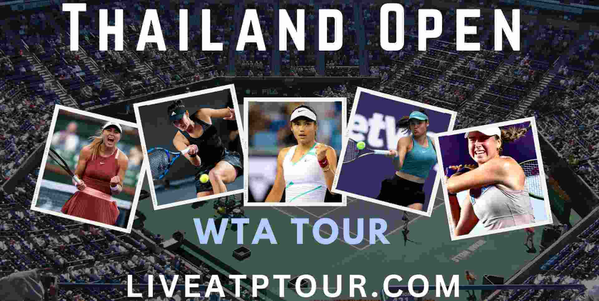 Wta Thailand Open 2024 Live Stream Rois Vivien