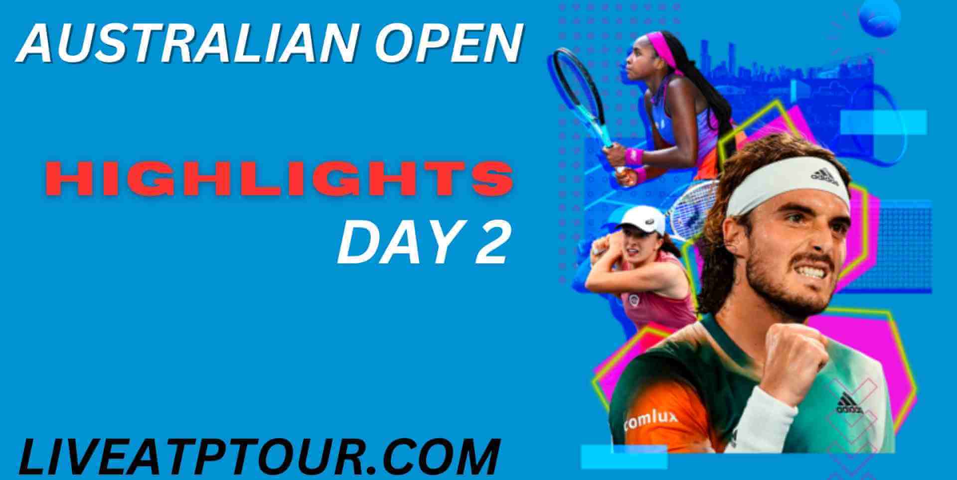 Australian Open 2024 Day 2 Highlights